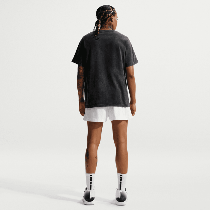 Short Mesh femme Nike Essential white/black