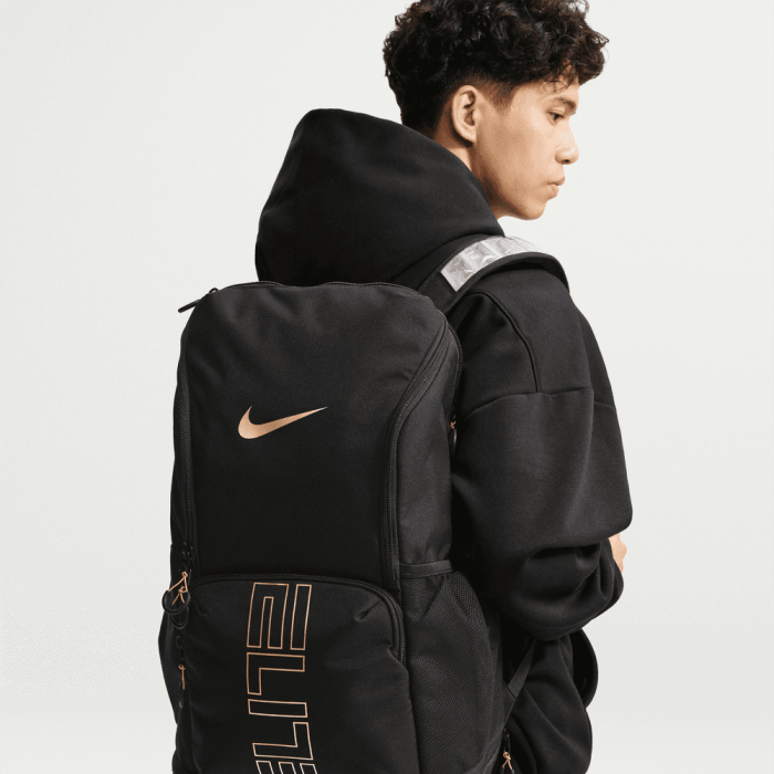 Sac Nike Varsity Elite black/black/metallic gold