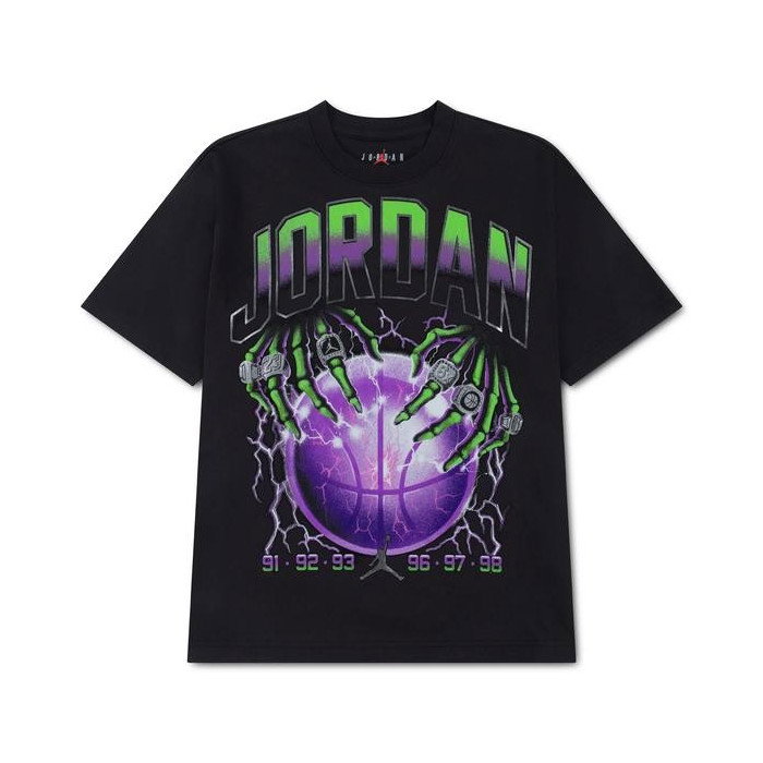 T-shirt Jordan Enfant JDB Shock And Ahhh GFX Tee Black