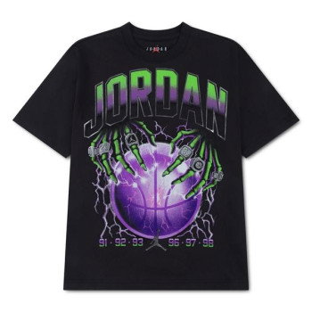 T-shirt Jordan Enfant JDB Shock And Ahhh GFX Tee Black
