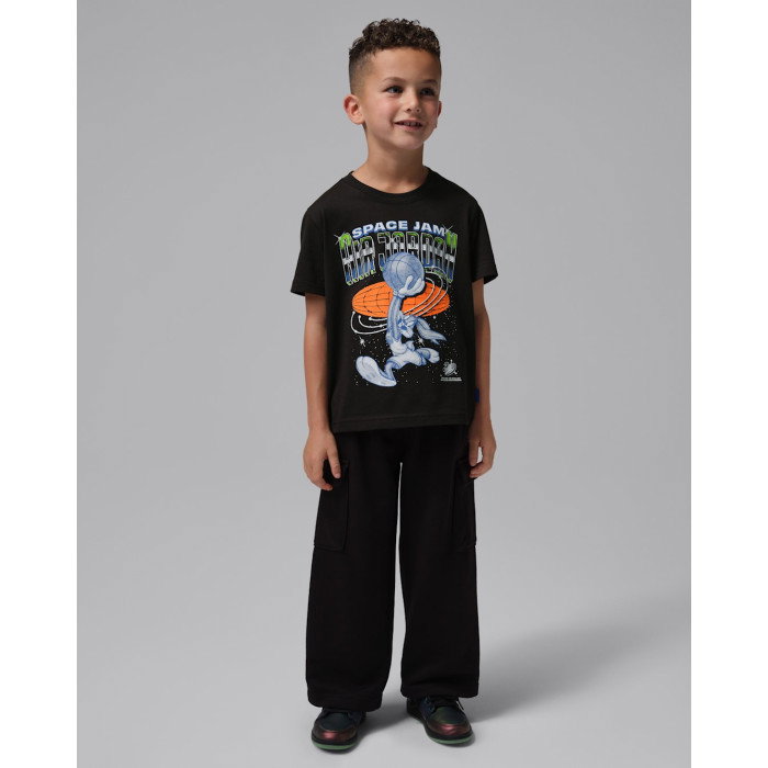 T-shirt Jordan Petit Enfant JDB Space Jam 30 Ball Spin SS Black