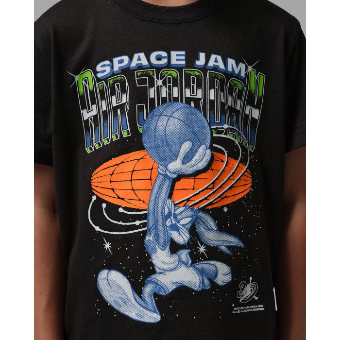 T-shirt Jordan Petit Enfant JDB Space Jam 30 Ball Spin SS Black