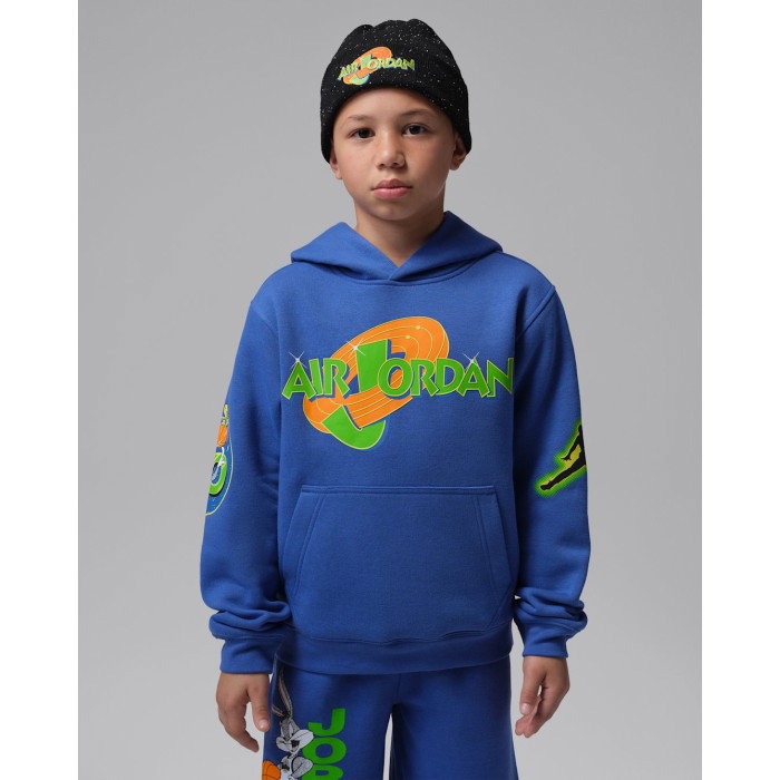 Sweat Jordan Enfant JDB&nbsp;Space&nbsp;Jam&nbsp;30&nbsp;PO Hoody Varsity Royal