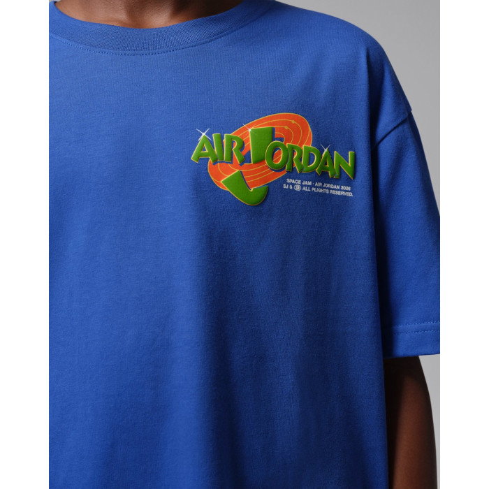 T-shirt Jordan Enfant JDB Space Jam 30 Pic SS Tee Varsity Royal