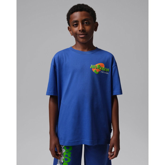 T-shirt Jordan Enfant JDB Space Jam 30 Pic SS Tee Varsity Royal
