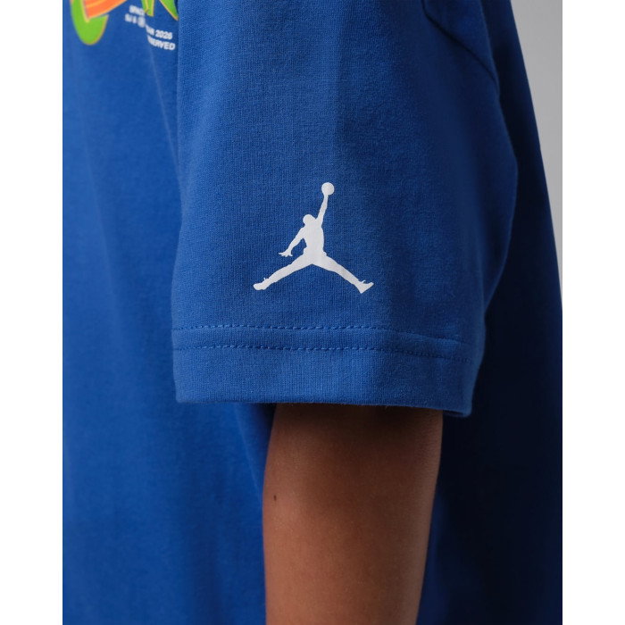 T-shirt Jordan Petit Enfant JDB Space Jam 30 Pic SS Tee Varsity Royal