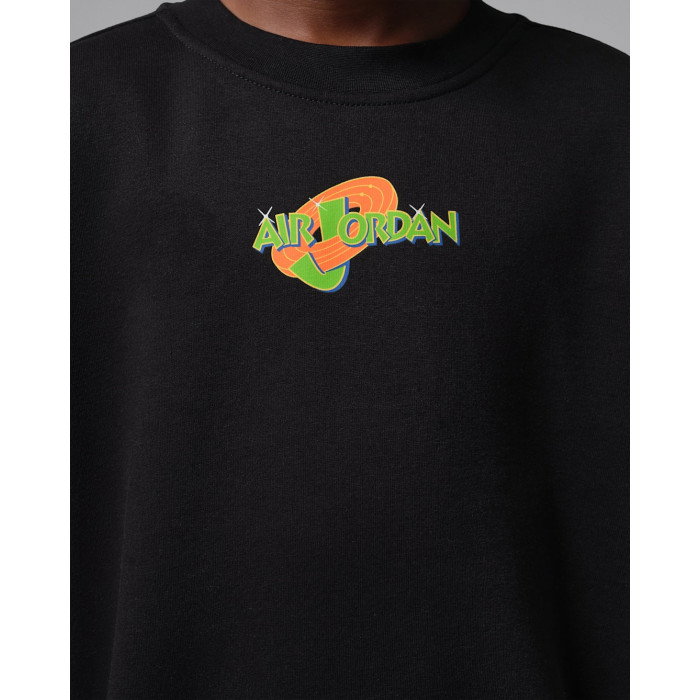 Crew Sweat Jordan Enfant JDB MJ Space Jam GFX Crew Black