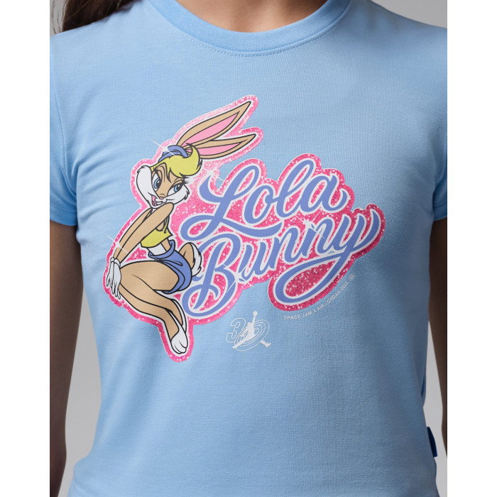 T-shirt Jordan Enfant JDG Space Jam 30 Lola SS Tee Aluminum