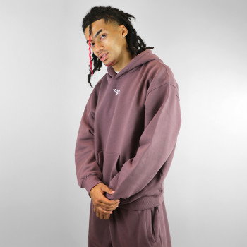 Sweat à capuche b4b CORE Dusty Mauve