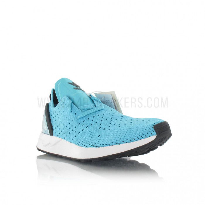 adidas ZX Flux W Racer Asym Primeknit turquoise image n°2