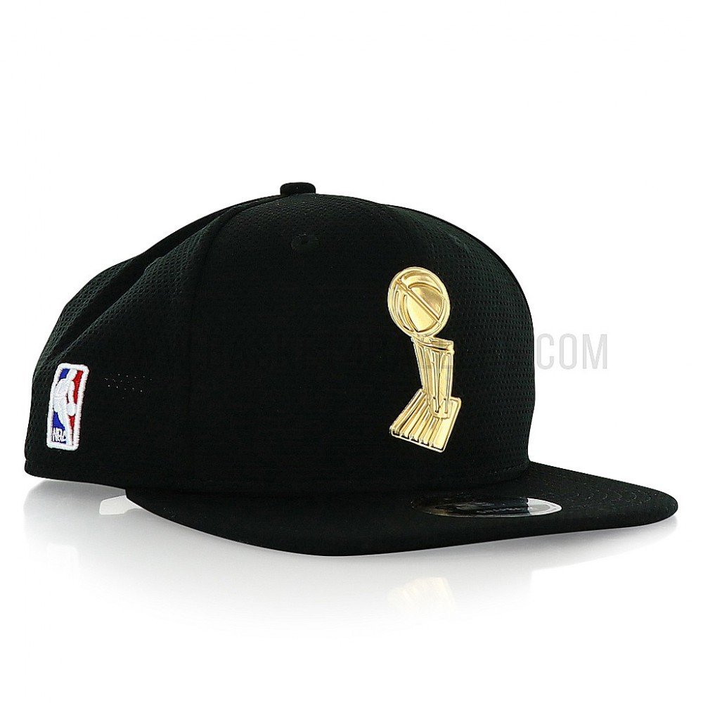 Casquette NBA League Logo New Era Black Gold
