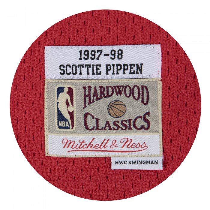 Swingman Jersey - Scottie Pippen 33 Red/black image n°3
