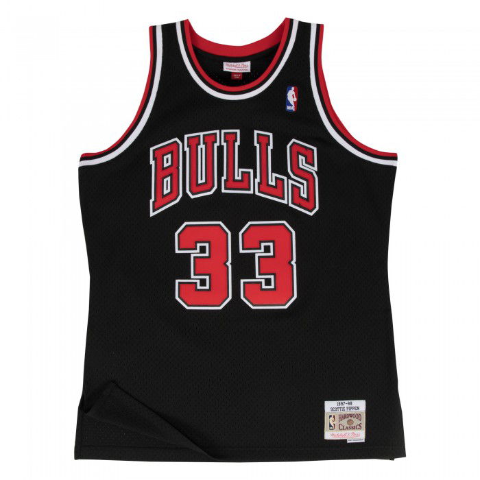 Maillot NBA Scottie Pippen Chicago Bulls 1997-98 Swingman Mitchell&Ness Black
