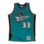 Color Vert du produit Maillot NBA Grant Hill Detroit Pistons 1998-99...