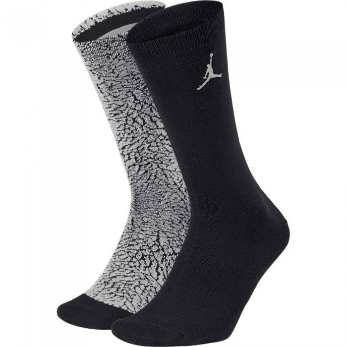 Chaussettes Jordan Elephant (2 Pair) wolf grey/black