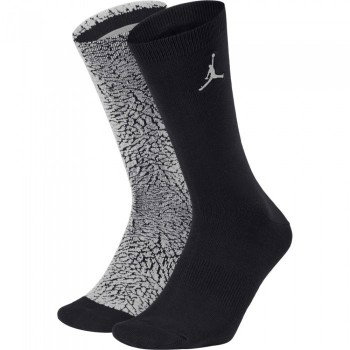 Chaussettes Jordan Elephant (2 Pair) wolf grey/black | Air Jordan