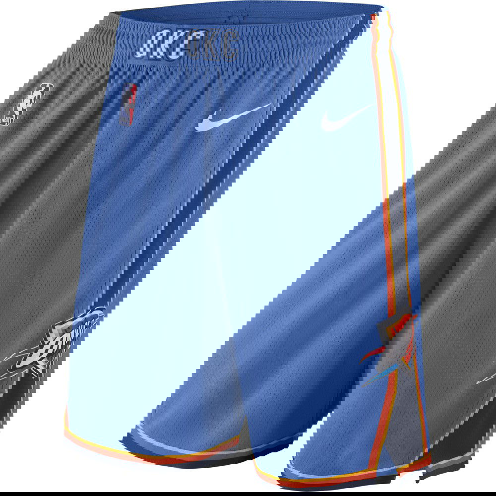 Short Oklahoma City Thunder Icon Edition Swingman Blue Basket4Ballers