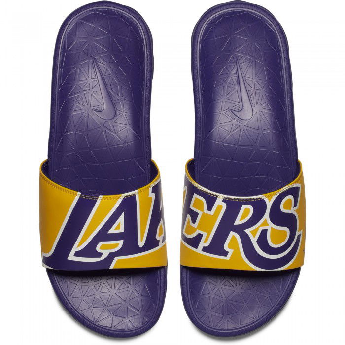 lakers slippers nike