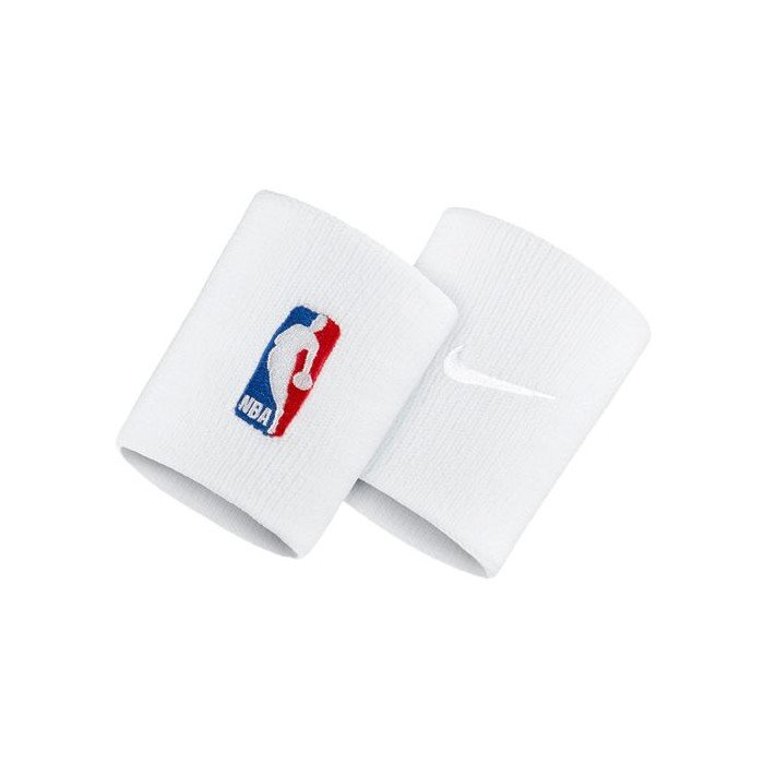 Poignets éponge NBA Nike Blanc