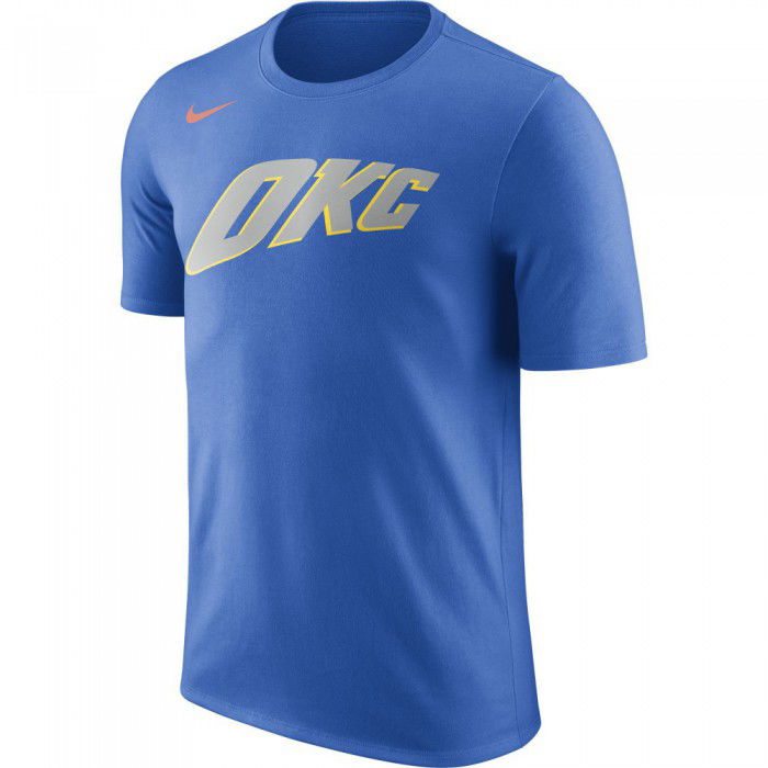 T-shirt Oklahoma City Thunder City Edition Nike NBA Dry signal blue