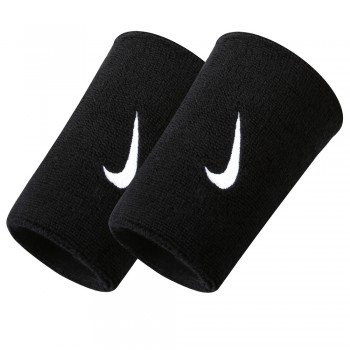 Poignets éponge Nike Doubleswoosh Wristband noir | Nike