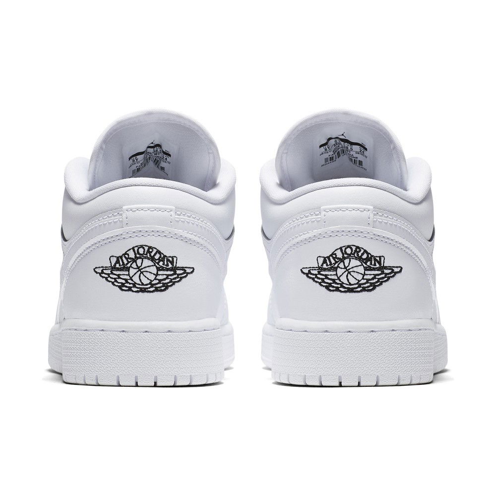 Air Jordan 1 Low Enfant white/black-white GS - Basket4Ballers