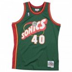 Color Vert du produit Maillot NBA Shawn Kemp Seattle Supersonics 1995-96...
