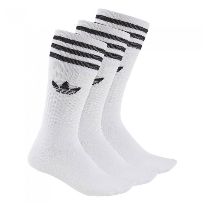 Pack 3 paires de chaussettes adidas Crew White