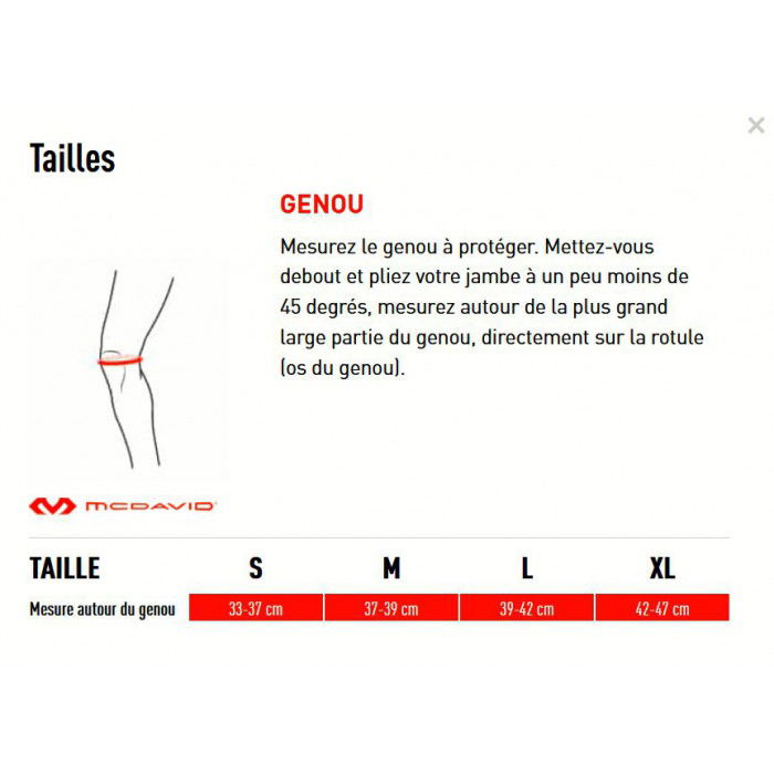 Genouillère Mc David Hexforce Hexpad Extended Leg Sleeves Genouillère Mc David Hexforce Hexpad Extended Leg Sleeves