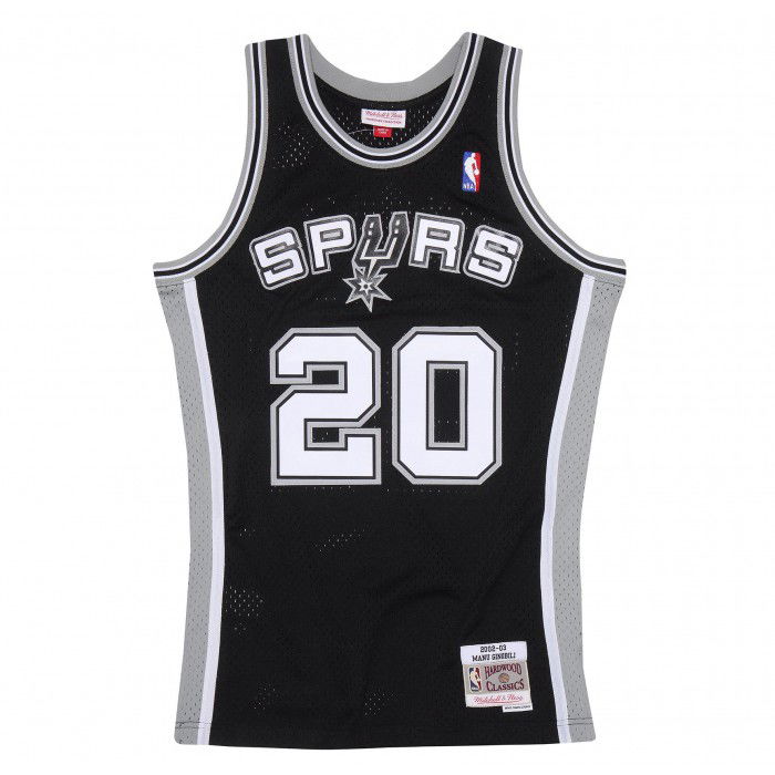 Maillot NBA Manu Ginobili San Antonio Spurs 2002-03 Swingman Mitchell&Ness Road