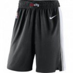 Color Black of the product NBA Shorts Portland Trailblazers Nike Icon Edition...