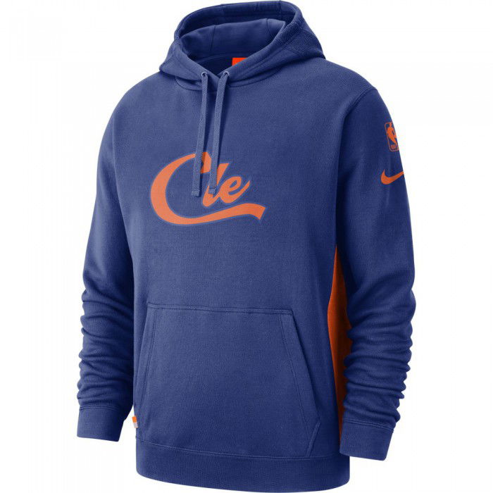 Sweat Cleveland Cavaliers Nike NBA rush blue/brilliant ornge
