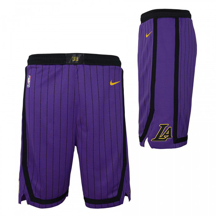 Short NBA Enfant Los Angeles Lakers Nike City Edition Swingman