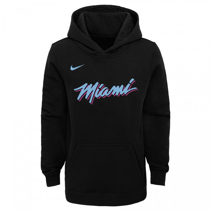 Sweat NBA Enfant Miami Heat Nike City Edition PO Logo