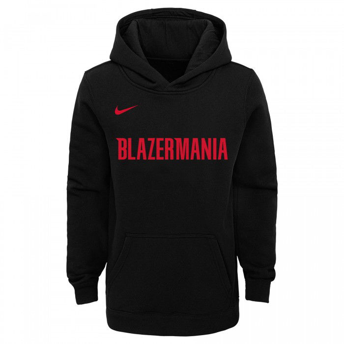 Sweat NBA Enfant Blazers Nike City Edition PO Logo