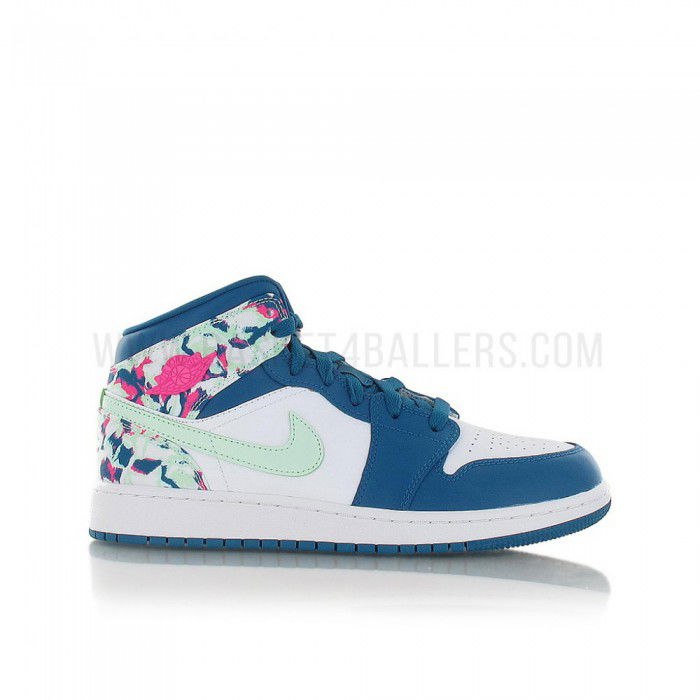 Wmns Air Jordan 1 Mid green abyss/frosted spruce
