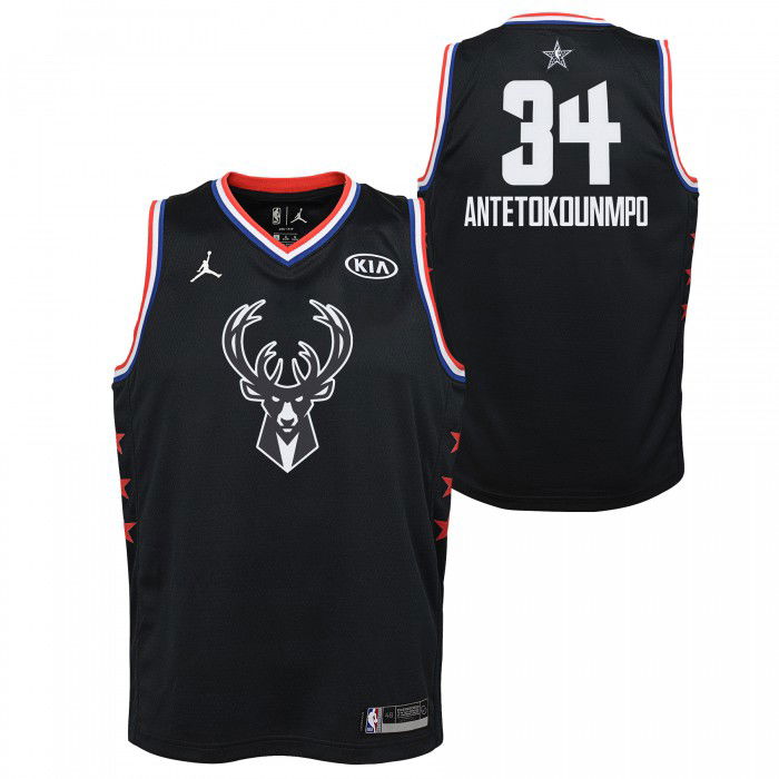 Maillot NBA Enfant Giannis Antetokounmpo Bucks Nike All Star Edition Swingman