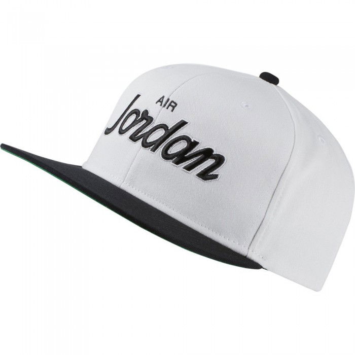 Casquette Jordan Pro Script white/black/pine green