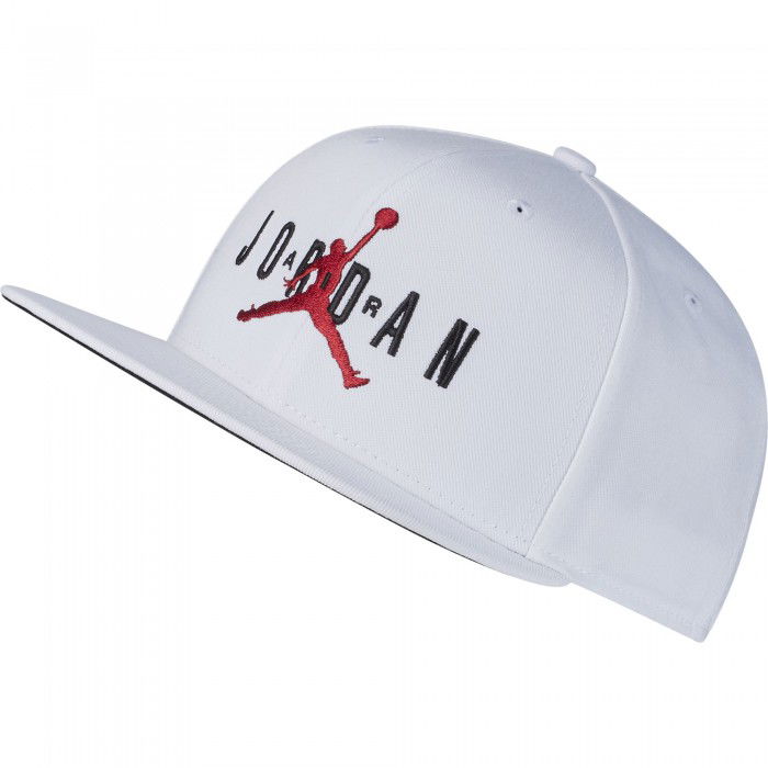 Casquette Jordan Pro Jumpman Air white/black/black/gym red