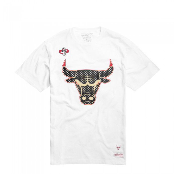 T-shirt Chicago Bulls Gold Pack white