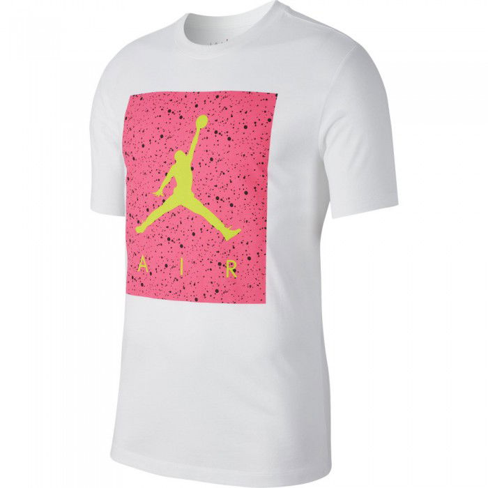 T-shirt Jordan Poolside white/hyper pink/cyber