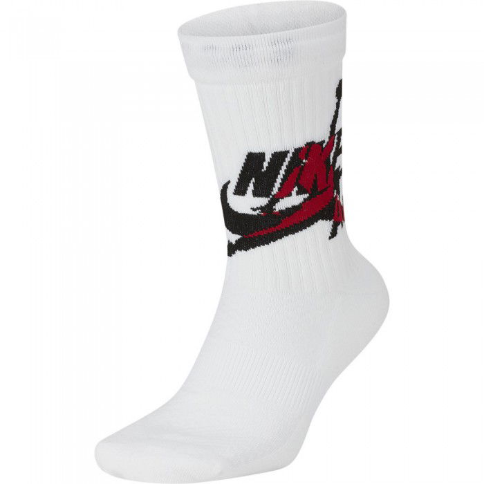 Chaussettes U J Legacy Crew-jump Classic white/gym red/black