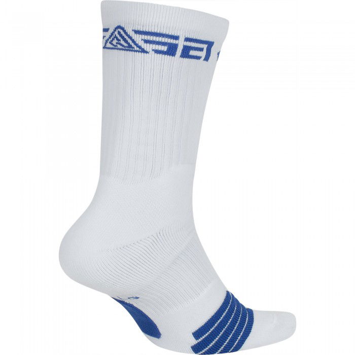 Chaussettes Giannis U Nk Elt Crew white/game royal/white