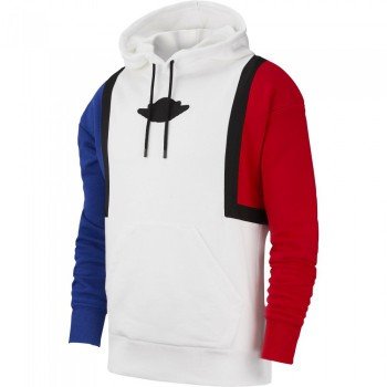 white and red jordan hoodie