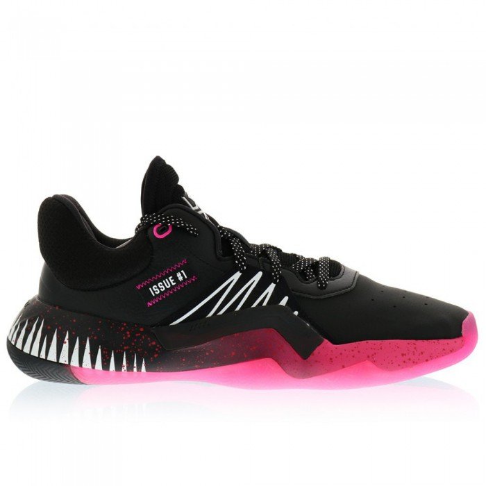 chaussure adidas noir et rose