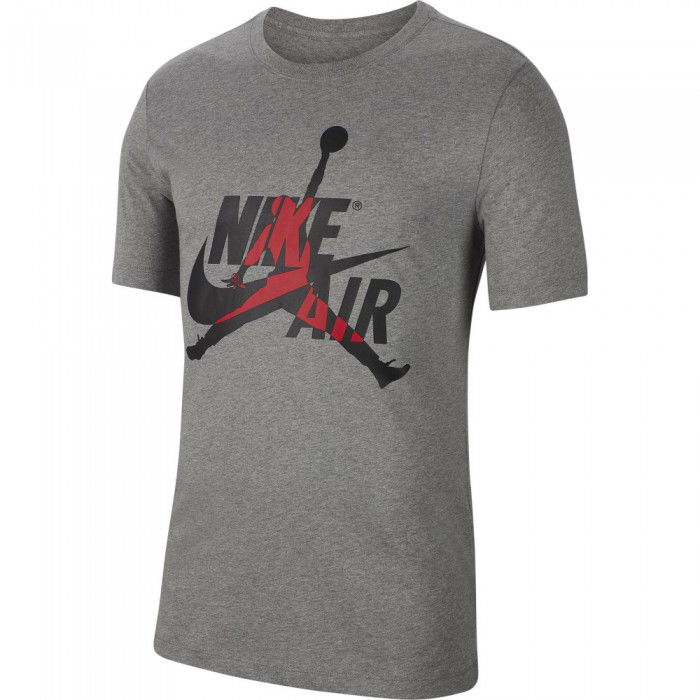 T-shirt Jordan Classics carbon heather/gym red