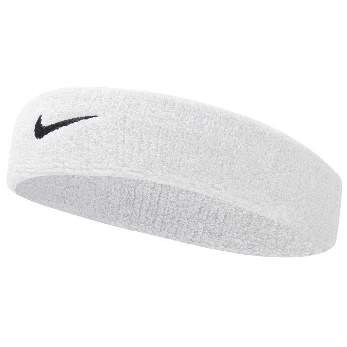 Bandeau Nike Swoosh Headband white
