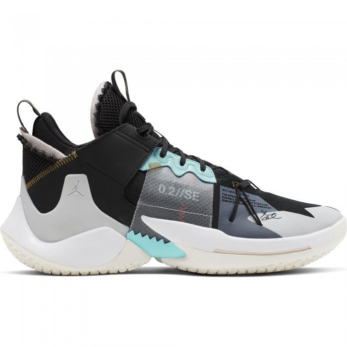 Jordan "why Not?" Zer0.2 Se black/vast grey-white-sail
