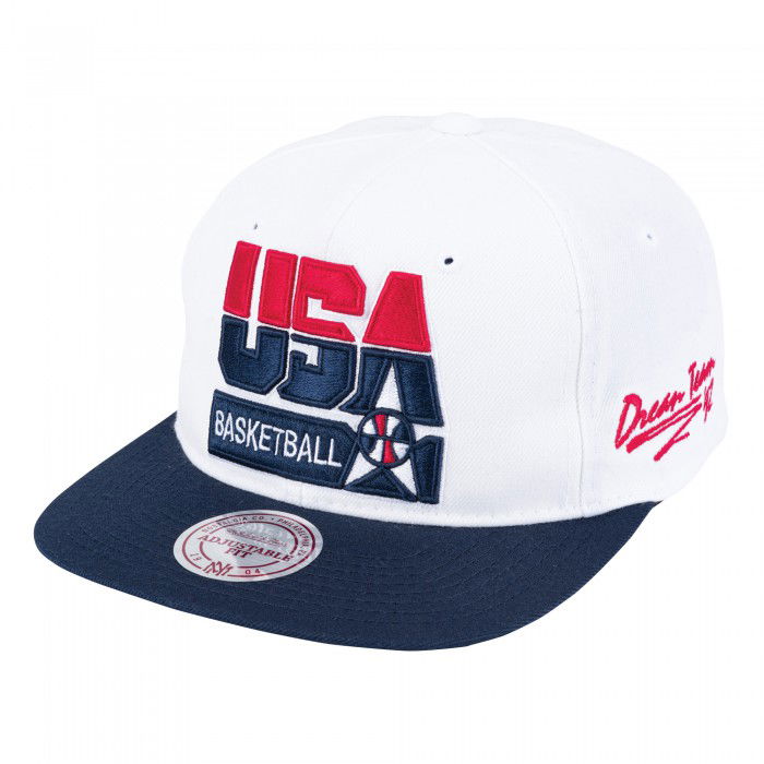 1992 Usa Basketball Snapback 6hssjs18183-usawhit-os