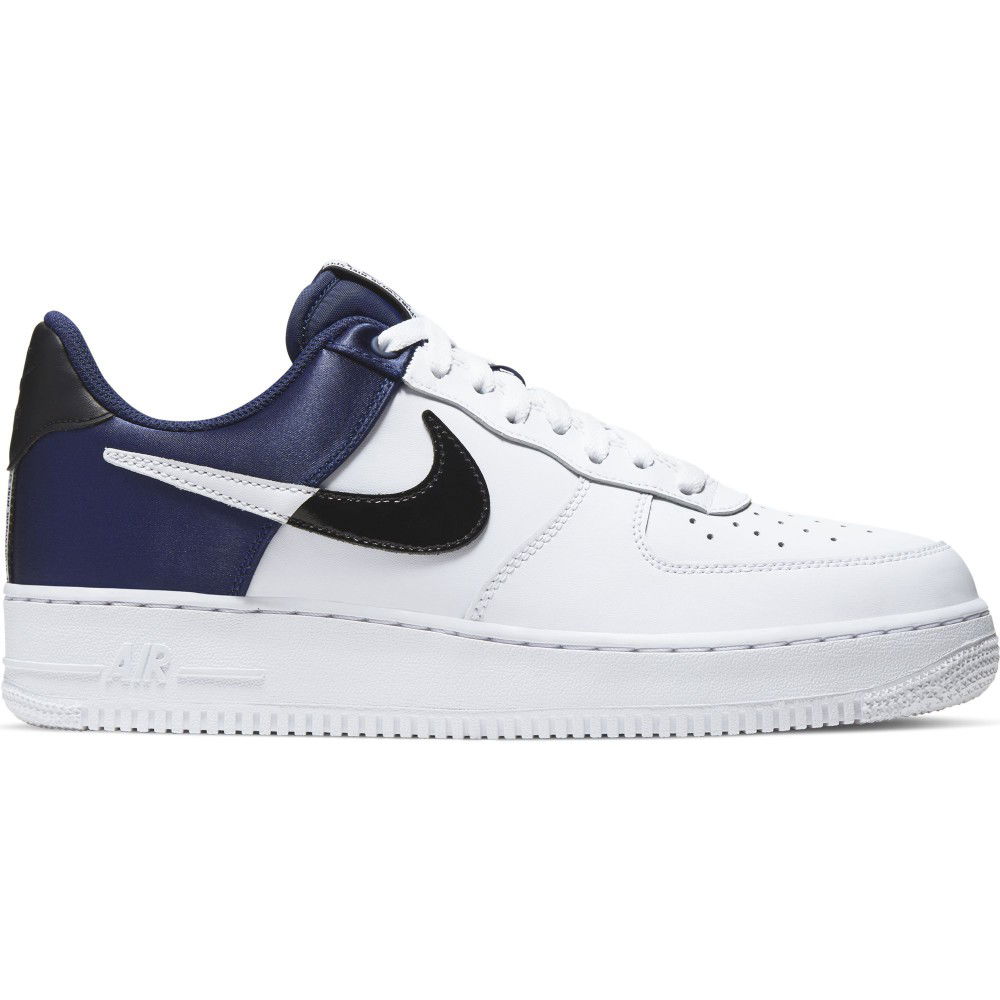 nike air force 1 navy blue and white